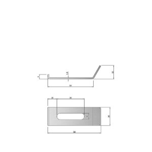 CLIPS INOX - LOT DE 48 - POUR CUVE BRADANIT SOUS PLAN